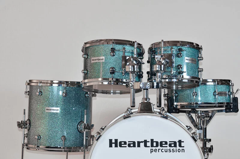 DSM418 Maple Drum Sets Turquoise Sparkle - Image 3