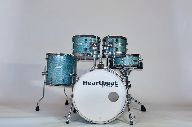 DSM418 Maple Drum Sets Turquoise Sparkle - Image 5